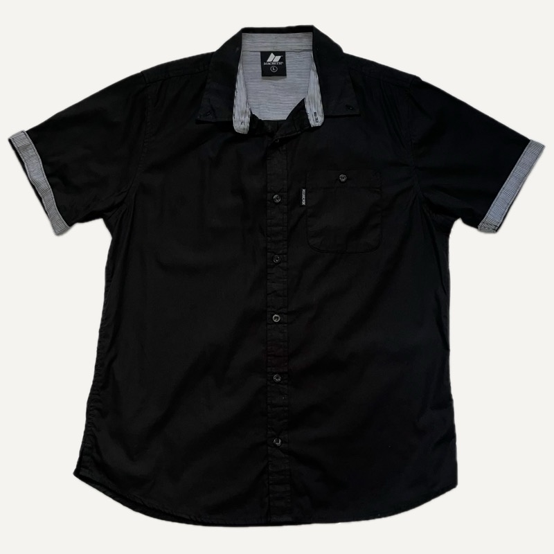 Black camp shirt