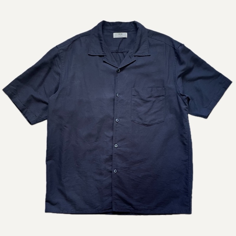 Navy camp shirt