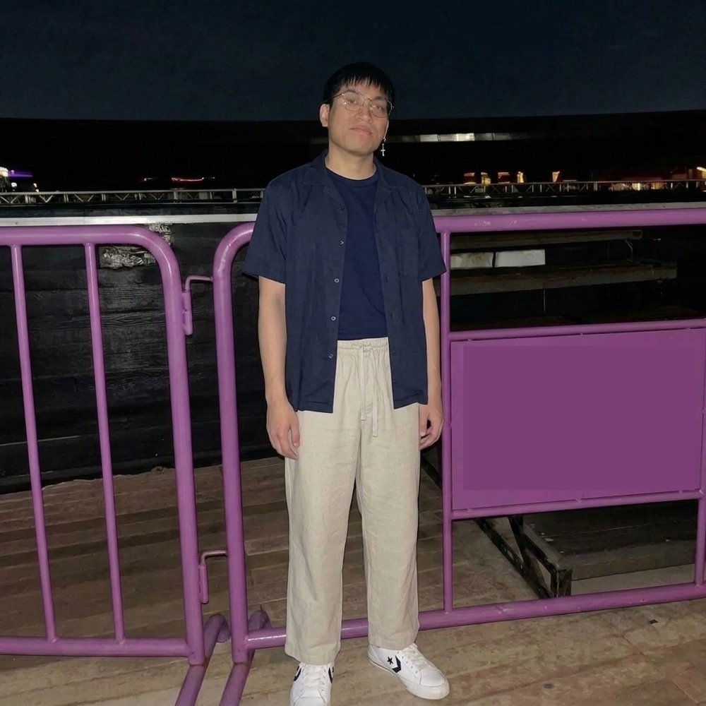 Photo-realistic outfit render generated from the wardrobe